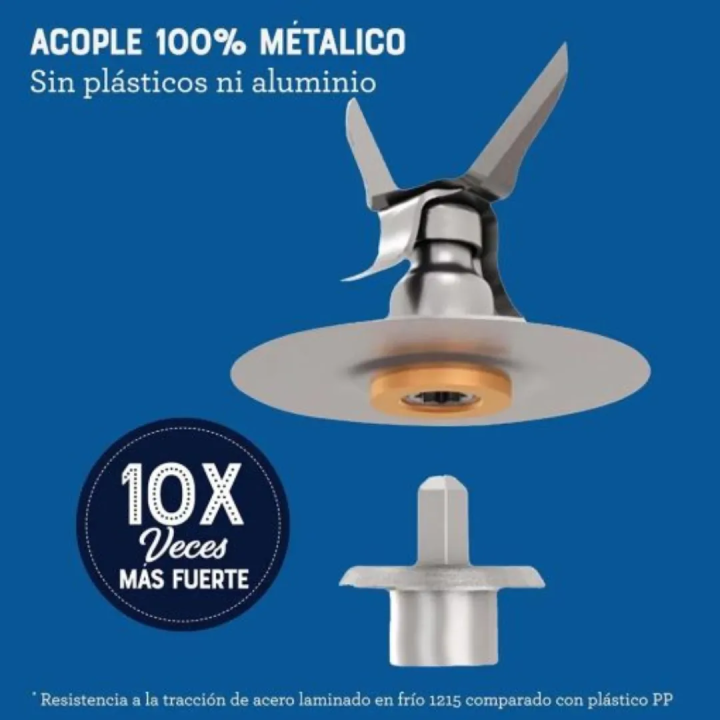 Licuadora Oster BLSTPEG-NPB-053 de 6 Velocidades y Vaso Vidrio