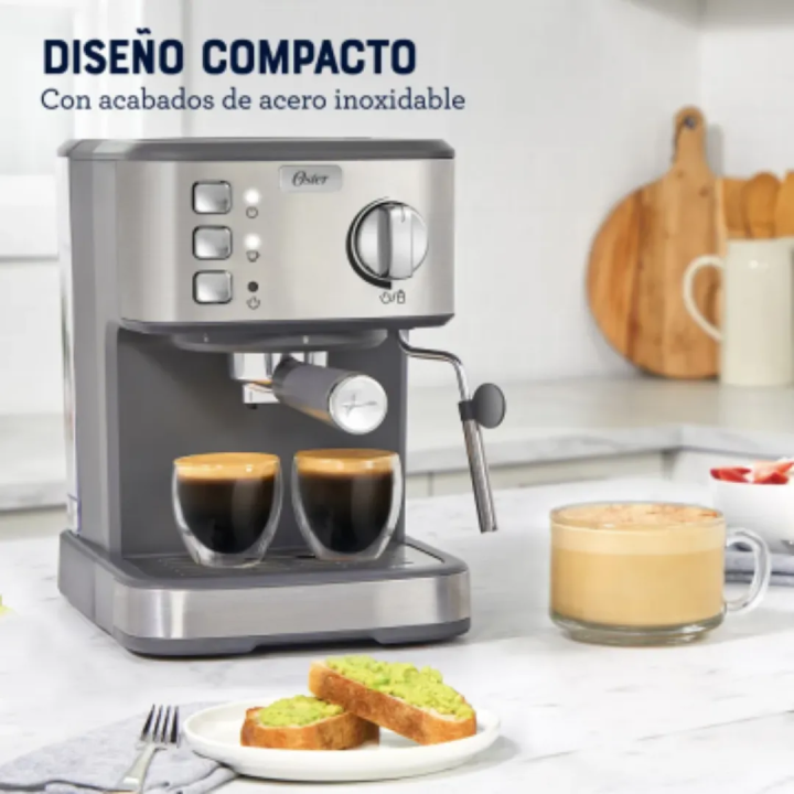 Cafetera Oster Compacta Espresso 15 Bares BVSTEM5502-053