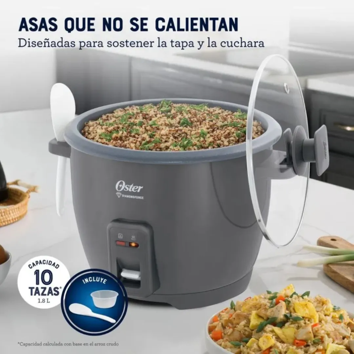 Olla Arrocera Oster DiamondForce 10 Tazas CKSTRCB10DFSKE