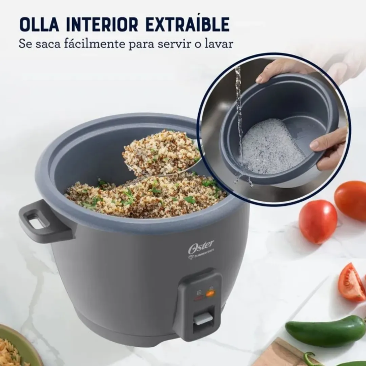 Olla Arrocera Oster DiamondForce 10 Tazas CKSTRCB10DFSKE