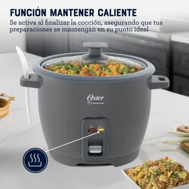 Olla Arrocera Oster DiamondForce 10 Tazas CKSTRCB10DFSKE