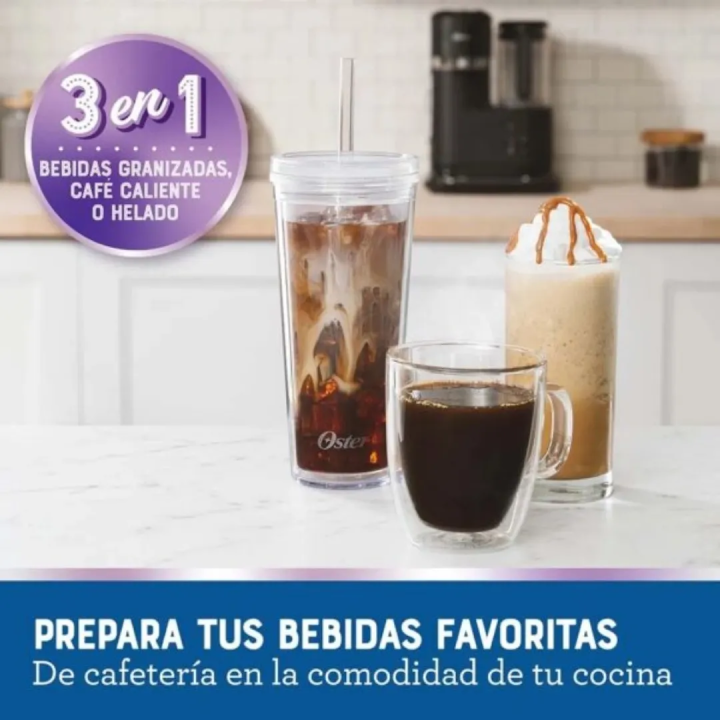 Cafetera Frappé Oster 3 en 1 BVSTDC03B-053 | Jared