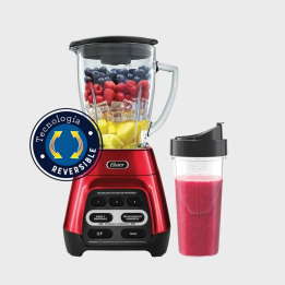 Licuadora Oster Reversible Blend-N-Go 1000W Roja | Jared