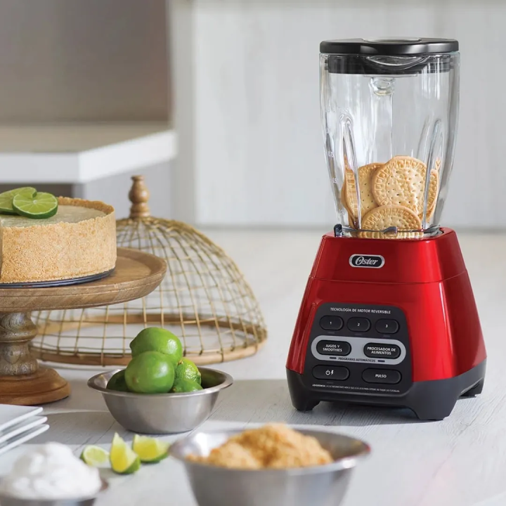 Licuadora Oster Reversible Blend-N-Go 1000W Roja | Jared