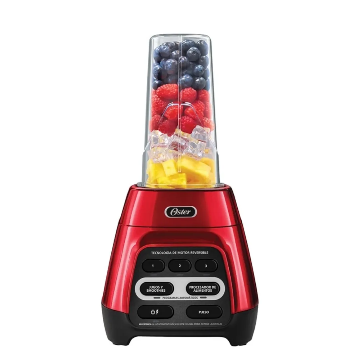 Licuadora Oster Reversible Blend-N-Go 1000W Roja | Jared