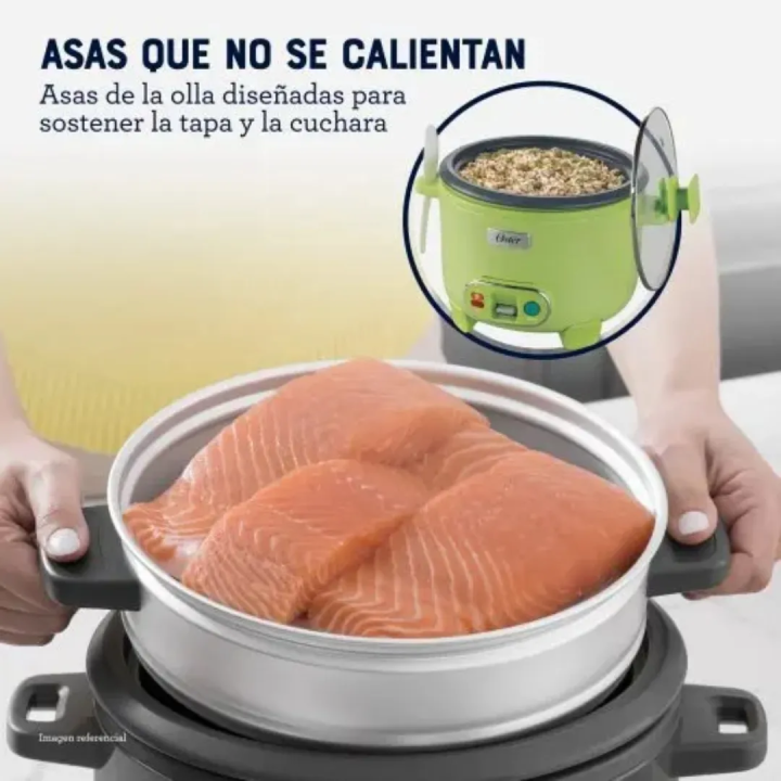 Olla Arrocera Oster 10 Tazas DiamondForce CKSTRC10DFGRN