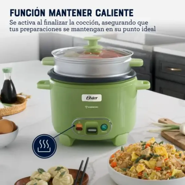 Olla Arrocera Oster 10 Tazas DiamondForce CKSTRC10DFGRN