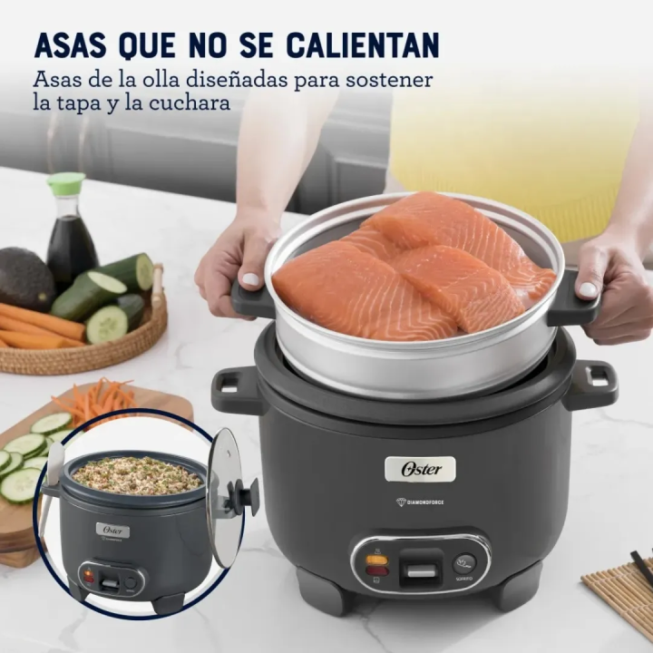 Olla Arrocera Oster DiamondForce 1.8L Multiusos Jared
