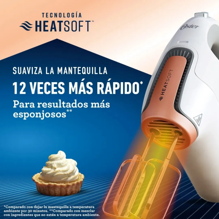 Batidora de Mano Oster HeatSoft FPSTHMAMR-053 440W | Jared