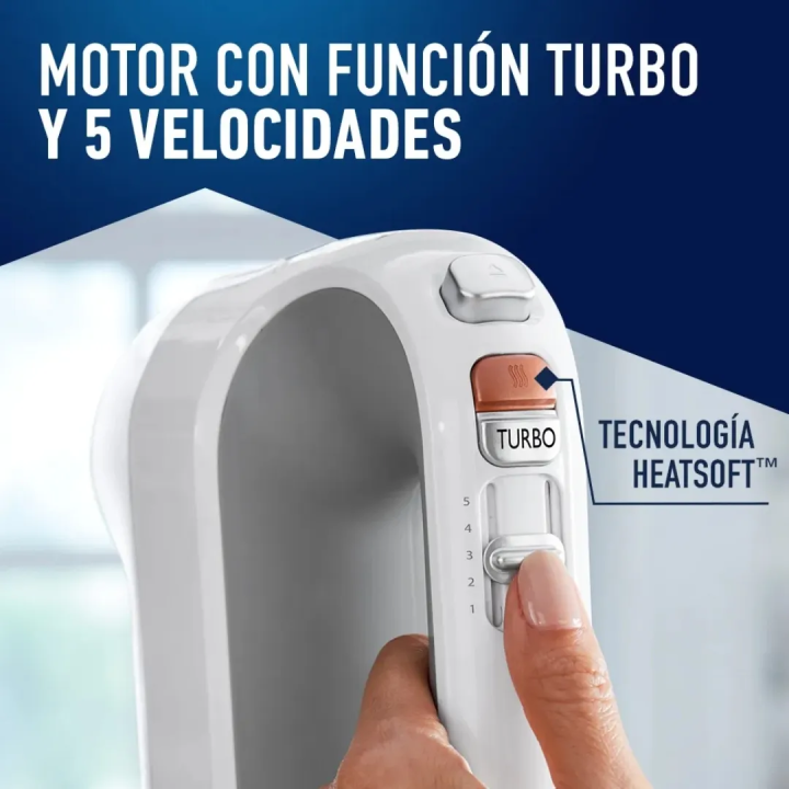 Batidora de Mano Oster HeatSoft FPSTHMAMR-053 440W | Jared