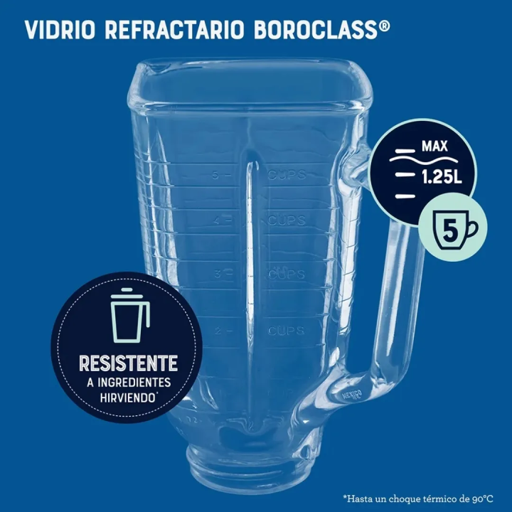 Licuadora Oster Clásica Cromada BLST4655-053 de 3 Velocidades