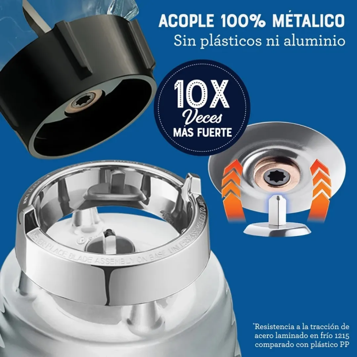 Licuadora Oster Clásica Cromada BLST4655-053 de 3 Velocidades