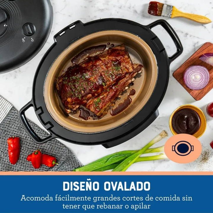 Multi-olla Rápida Ovalada Oster 5.7 Litros Bioceramic - Jared
