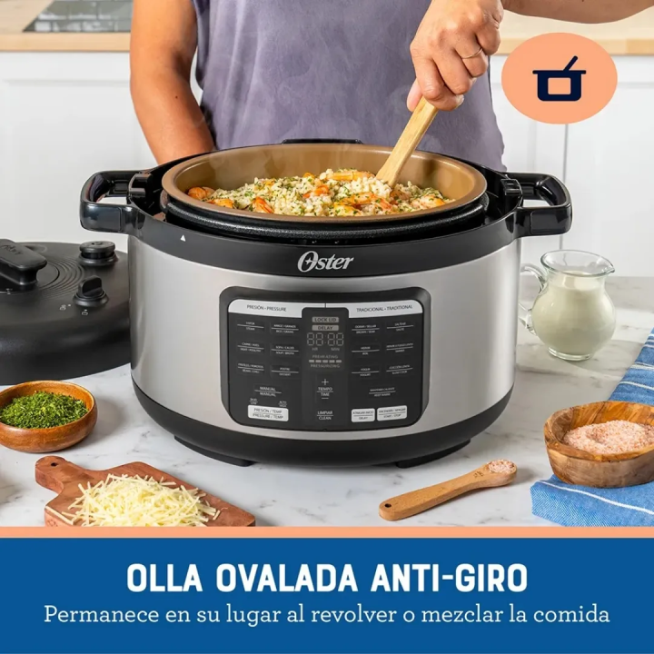 Multi-olla Rápida Ovalada Oster 5.7 Litros Bioceramic - Jared