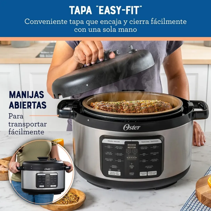 Multi-olla Rápida Ovalada Oster 5.7 Litros Bioceramic - Jared