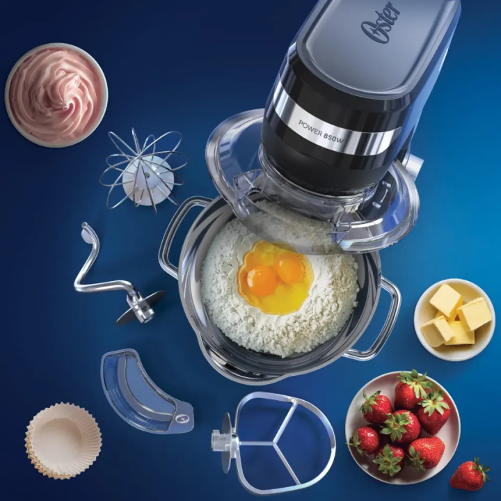 Batidora Planetaria Oster FPSTSMPL2B-053 850W 4L Negra