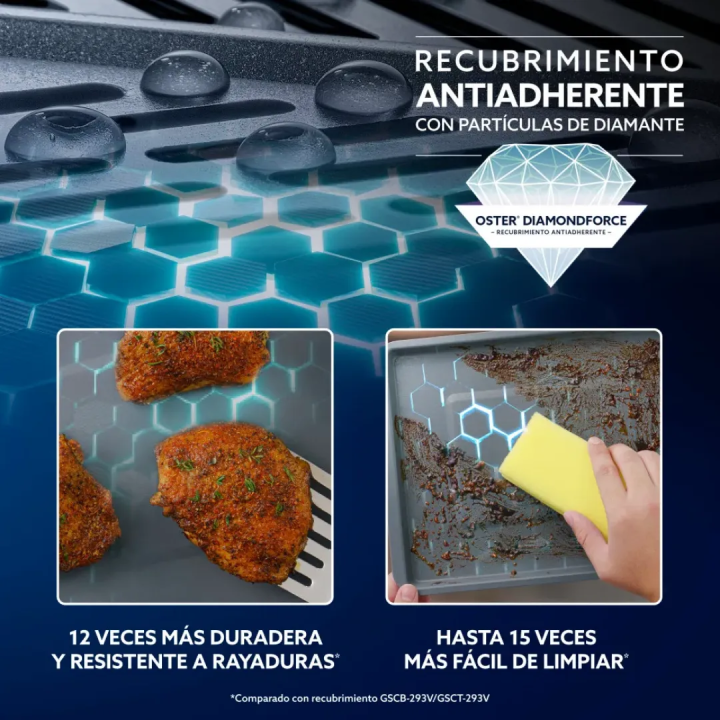 Freidora de Aire Oster Dual Flex 11L CKSTAF11MCDDF
