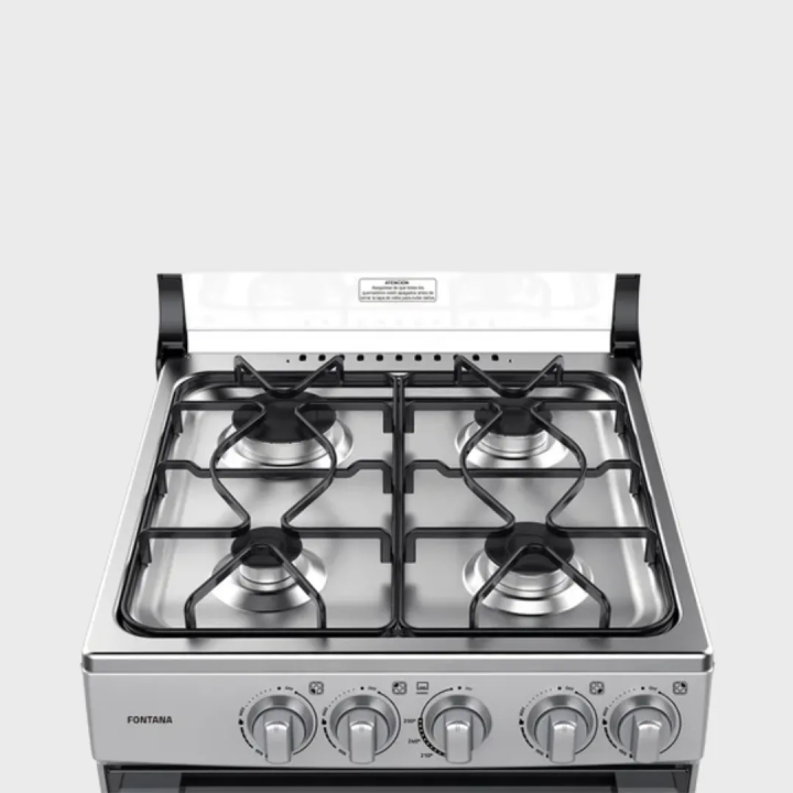 Cocina a Gas Indurama Fontana Gris de 4 Hornillas