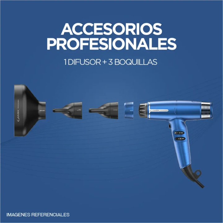 Secador Profesional GA.MA iQ Lite Azul | Jared