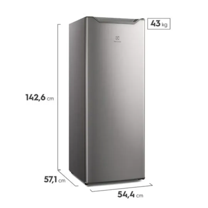 Congelador Vertical Electrolux 157L EFUY16P2HVG Plata