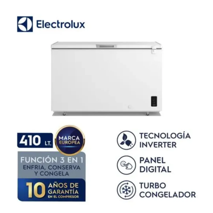 Congelador Horizontal Electrolux Inverter 410L EFH42S2P5AW