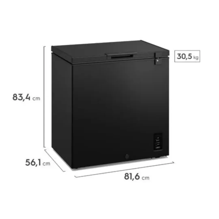Congelador Horizontal Electrolux Inverter 197L Negro EFH20S2P5AB